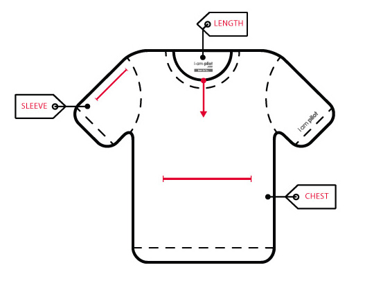 Custom T-Shirt Size Chart