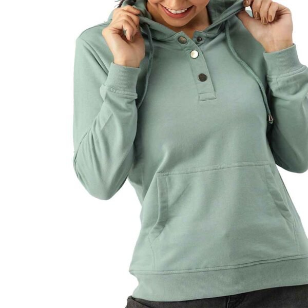 01_1_11zon Custom cotton fleece hoodie for women, available in a range of colors for bulk purchases.