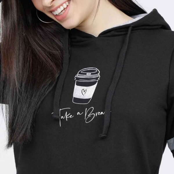 Relaxed-fit hoodie featuring a sleek design and durable fabric for lasting wear.