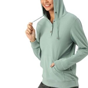 Gallery of custom women’s cotton fleece hoodies, highlighting color and style choices.