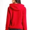 A variety of women’s cotton fleece hoodies displayed in multiple colors, perfect for wholesale.