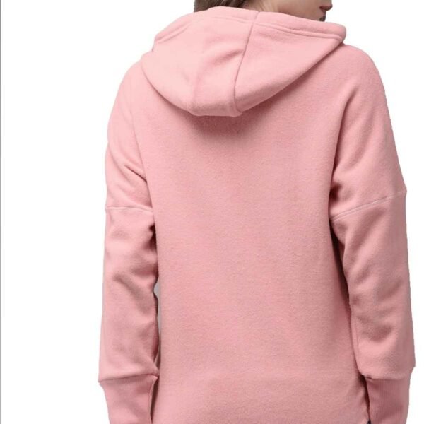Different styles of women’s custom cotton fleece hoodies shown in various shades and sizes.
