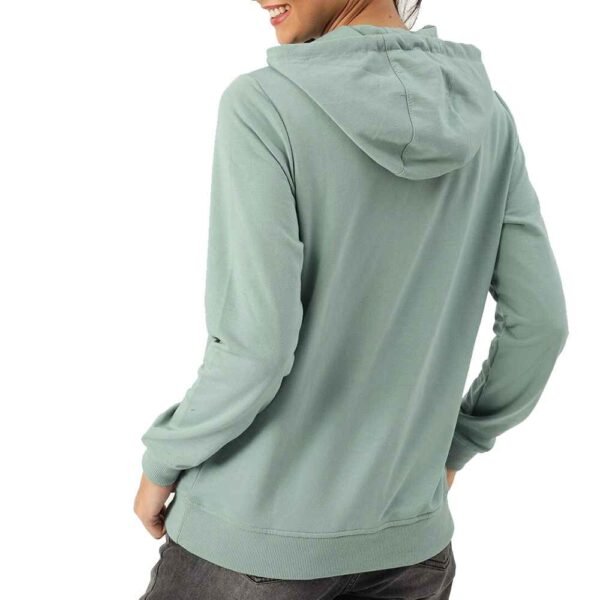 Custom cotton fleece hoodies for women available in a selection of colors and designs.