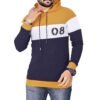 Custom cotton fleece hoodie in various colors for bulk orders.