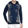 Customizable hoodie with front pocket and wide range of color options.