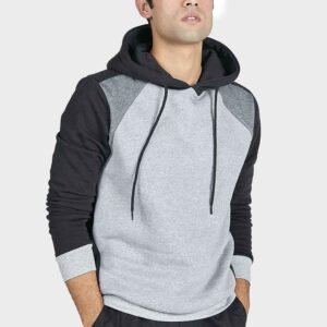 Stylish cotton fleece hoodie, ready for your brand's custom logo and design.