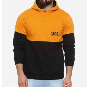 High-quality custom hoodie, crafted with soft cotton fleece for both comfort and durability.