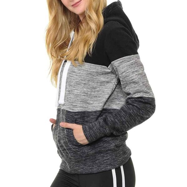 Comfortable hoodie with adjustable hood and cozy fleece lining.