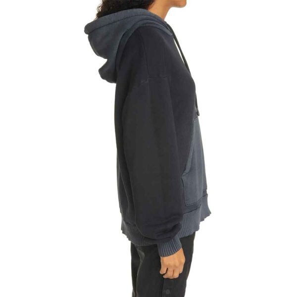 Trendy hoodie featuring modern graphics, ideal for casual streetwear.