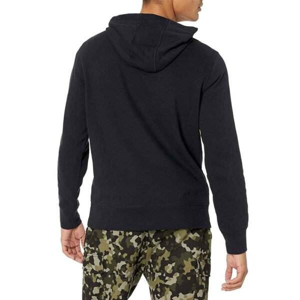 Soft fleece hoodie made for warmth and comfort in cooler weather.