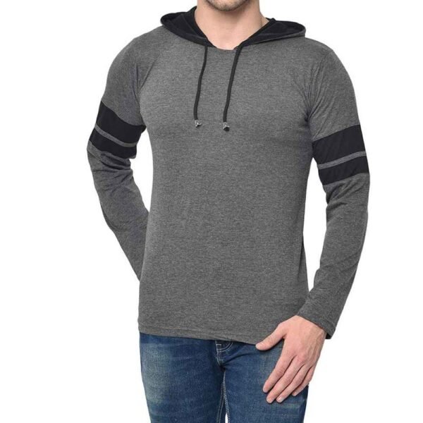 High-quality cotton fleece hoodies arranged to show different customizations.