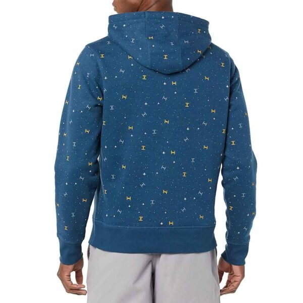 Various hoodie designs featuring custom embroidery and prints for bulk orders.