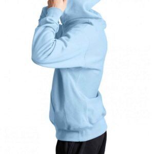 Custom cotton fleece hoodie with branding options.