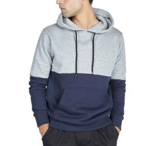 Stylish cotton fleece hoodie for business branding.