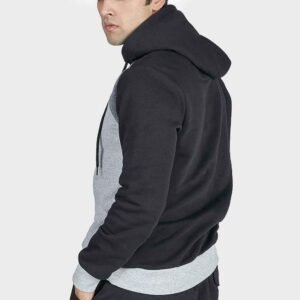 Cozy cotton fleece hoodie with logo customization.