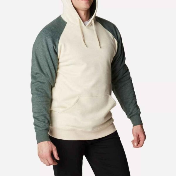 Soft cotton fleece hoodie, ideal for custom logos.