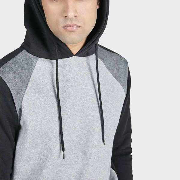 High-quality cotton fleece hoodie, ideal for adding custom logos and artwork.