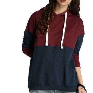 Soft and comfortable women’s hoodie made from premium cotton fleece, perfect for personalization.