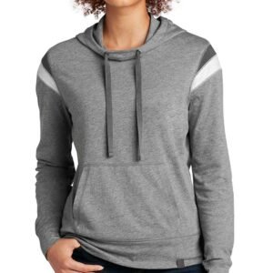 Customizable women's French Terry cotton hoodie.