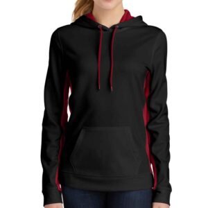 Soft women’s hoodie, customizable with your design.