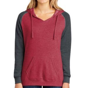 Stylish women’s hoodie in premium cotton fleece, designed for personalized branding.