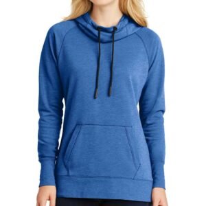 Women's premium cotton fleece hoodie, ideal for custom logos and designs.