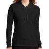 High-quality cotton fleece hoodie for women, ideal for custom branding and graphics.