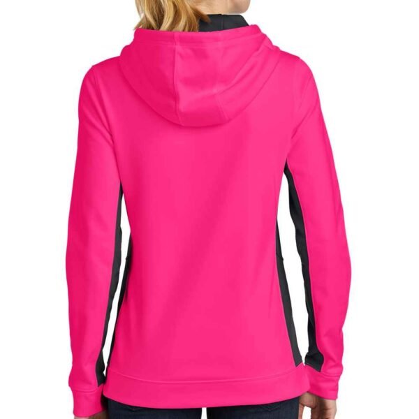 Women’s hoodie made from soft French Terry cotton, customizable.