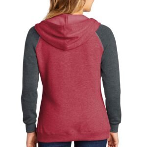Customizable women’s hoodie made from premium cotton fleece, great for adding logos.