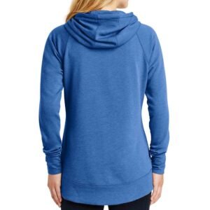 Premium cotton fleece hoodie for women, showcasing comfort and custom branding potential.