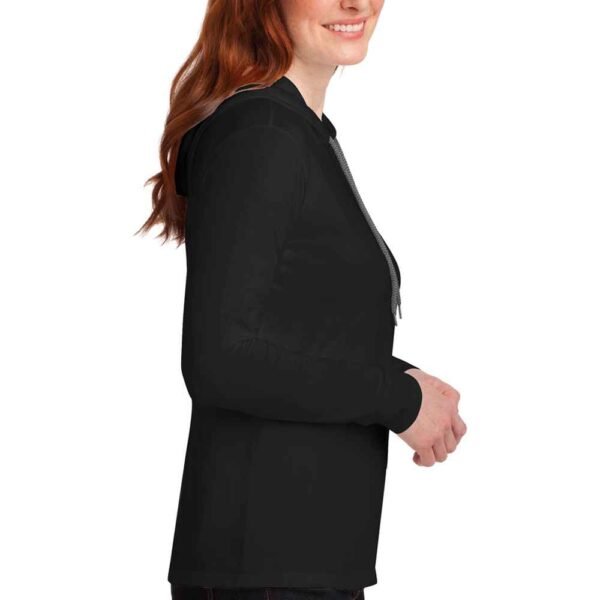Women’s hoodie made from high-quality cotton fleece, ideal for creating unique designs.