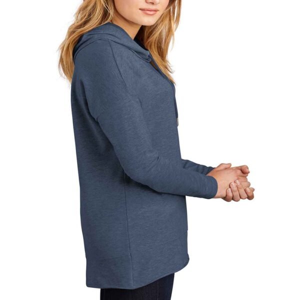 Women’s cotton fleece hoodie, great for adding logos or artwork.