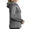 Premium women’s hoodie in cotton fleece, ideal for personalization.