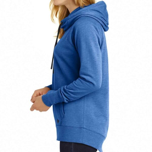 Women’s cotton fleece hoodie, perfect for custom designs.
