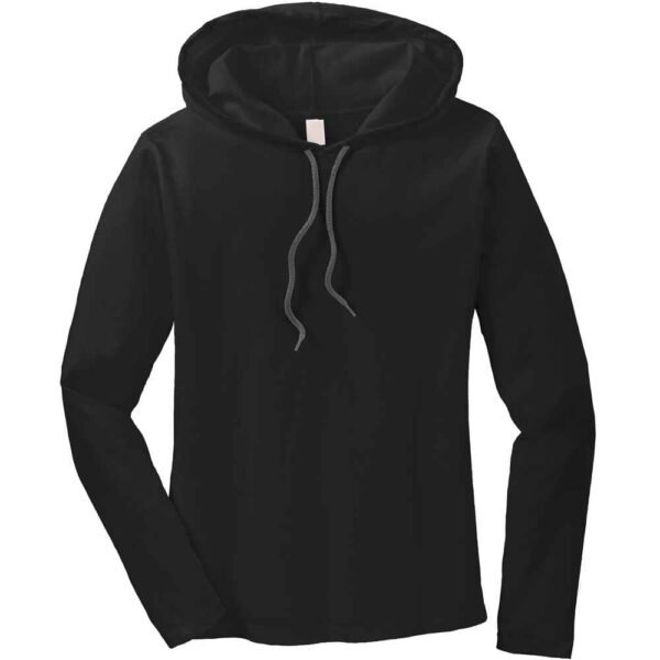 High-quality cotton fleece hoodie for women, ideal for custom branding and graphics.