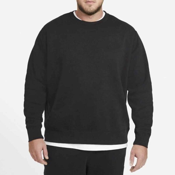 Men’s Soft Organic Cotton Fleece Sweatshirt – Comfortable, eco-friendly, and perfect for everyday wear.