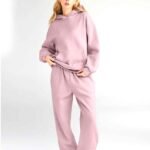 High-quality women’s cotton fleece tracksuit, designed for all-day wear with customizations available.