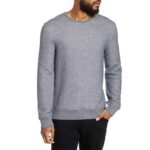 Men’s premium fleece sweatshirt with a soft touch, available for custom branding.