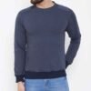 French Terry fabric sweatshirt for men, offering a cozy, lightweight fit.