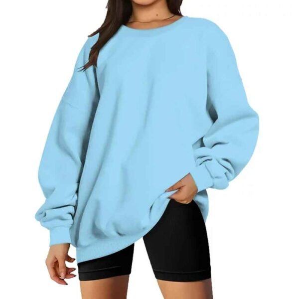 High-quality Women's Fleece Sweatshirt, ideal for customization and comfort.