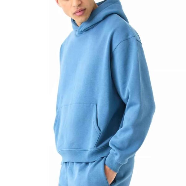 1_1_11zon Men’s cotton fleece tracksuit in a comfortable and stylish design.