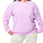 Customizable Women’s Fleece Sweatshirt, offering comfort and style.