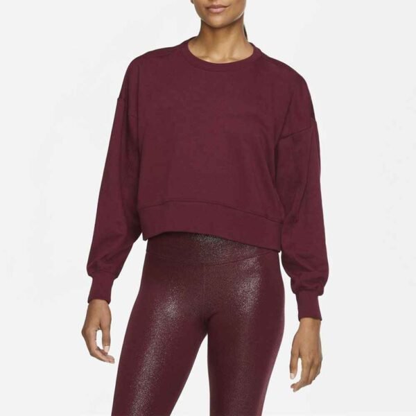 1_1_11zon Women's French Terry Sweatshirt, lightweight and breathable for casual wear.