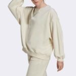 Women's customizable French Terry Sweatshirt in soft, breathable fabric.