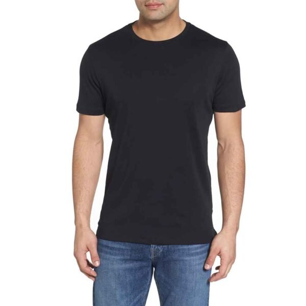 Custom Men Casual Cotton Blend T-Shirt in a versatile, comfortable fit for everyday wear.