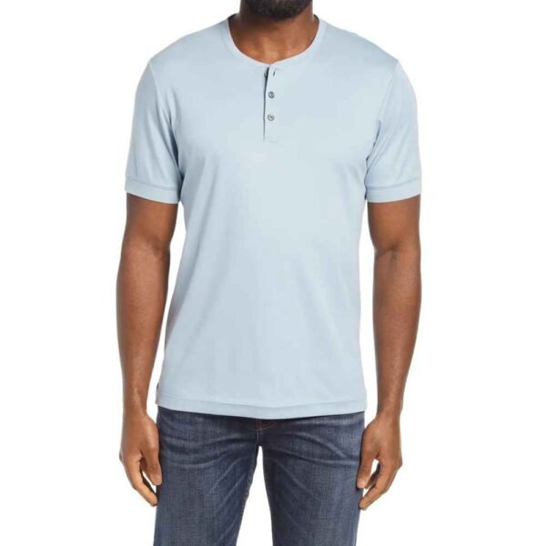 Premium Men’s cotton blend T-shirt, perfect for customization and casual style.