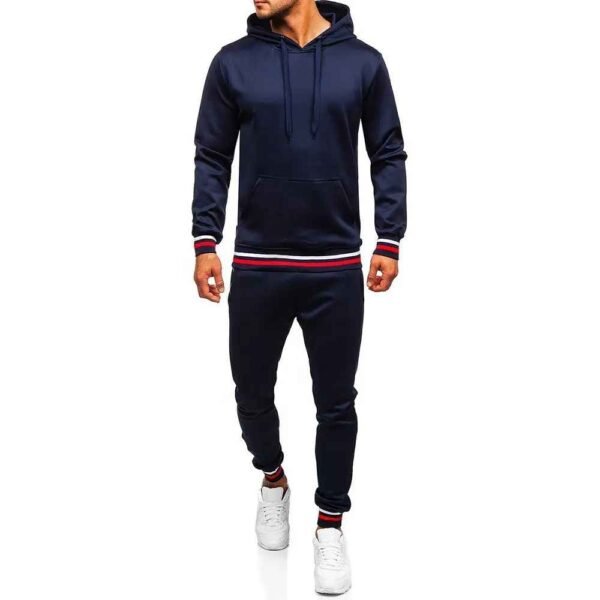 1_1_11zon Men’s tracksuit with a modern fit, crafted from premium cotton fleece fabric.