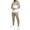 Soft and breathable men’s tracksuit made from durable cotton fleece material.