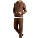 Comfort-driven tracksuit for men, ideal for lounging or casual sportswear.