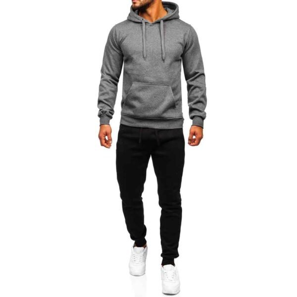 1_1_11zon Men’s cozy and customizable Terry fleece tracksuit, providing ultimate softness and warmth.